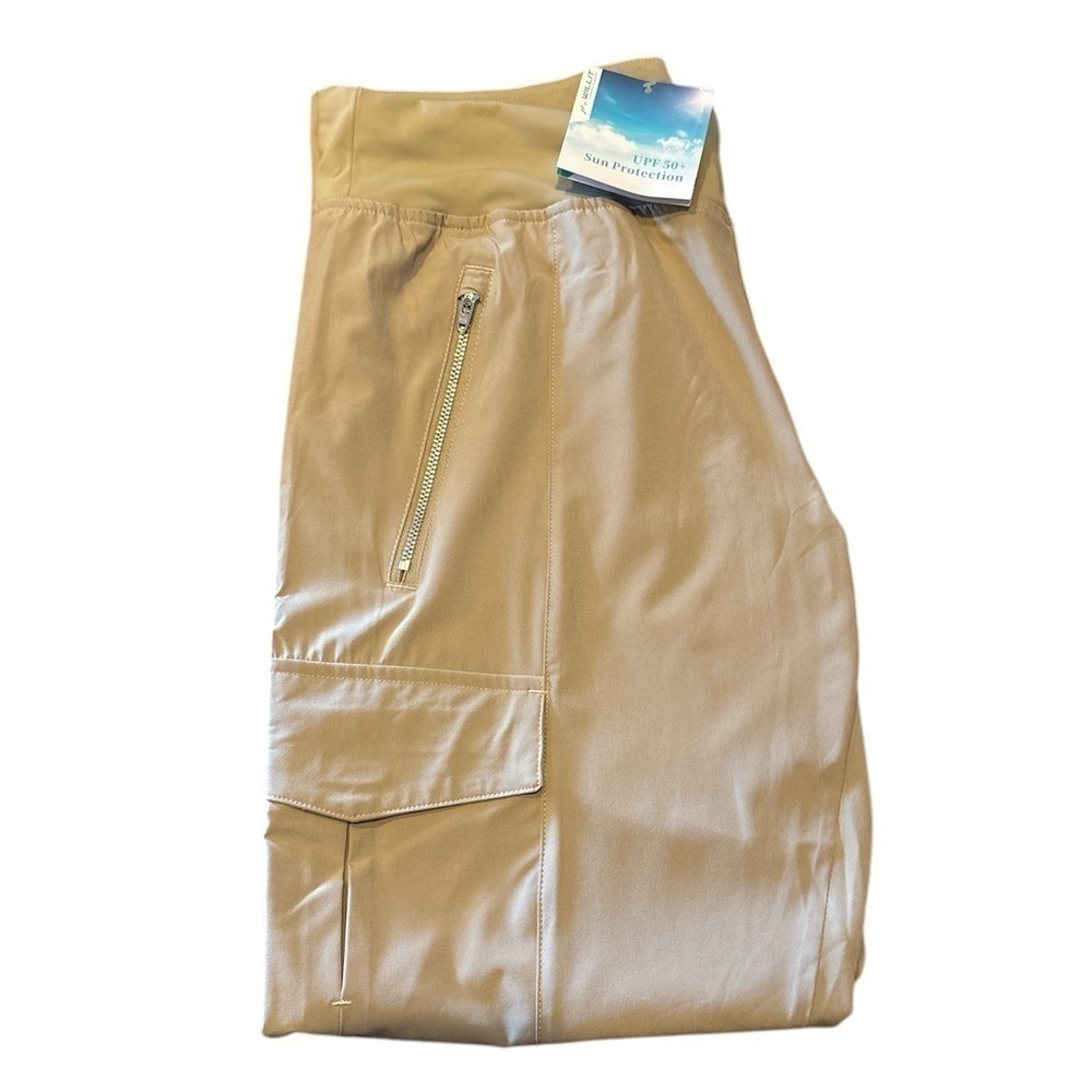 Willit Women's Athletic Quick Dry Lightweight Cargo Travel Pants - Size 10 - Picture 4 of 5